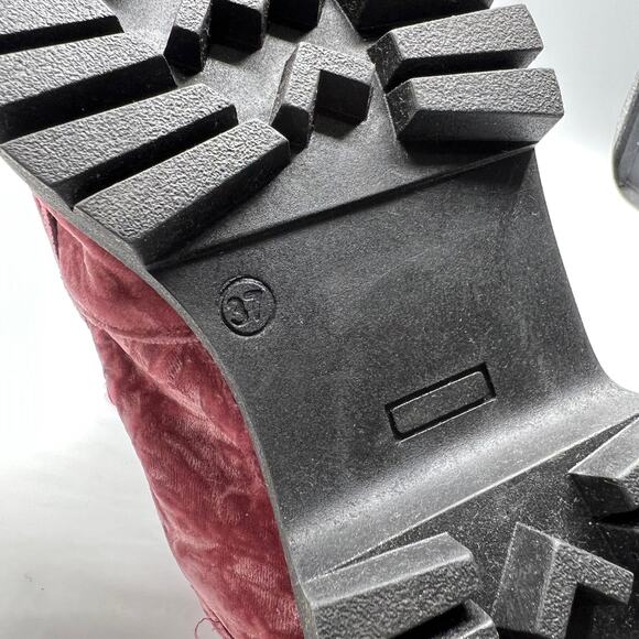 Free People Convertible Velvet Loafer Oxfords In Smoked Pink Size EU 37 / US 7 - Picture 9 of 11